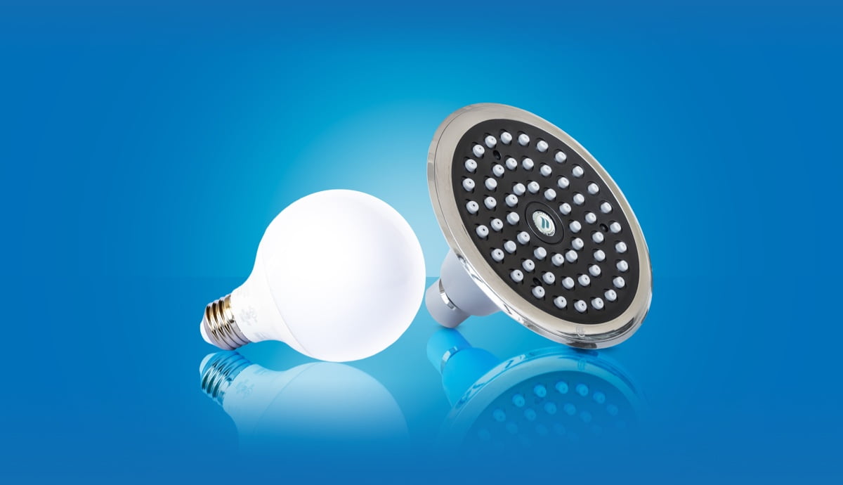Energy Efficiency Day - image with blue decorative circles.